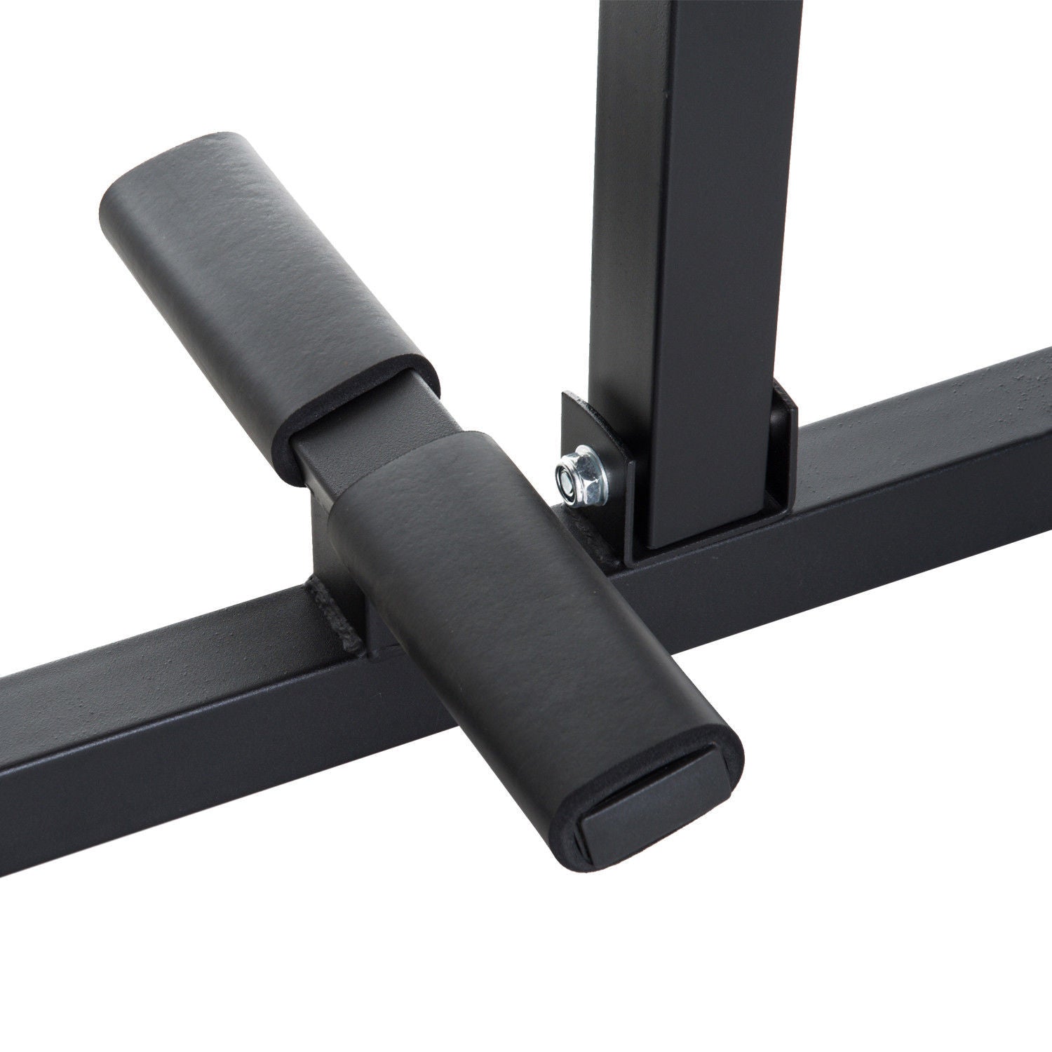 Steel Seated Calf Raise Machine Adjustable Leg Press Strength Training Gym Black