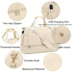 Women's Travel Duffel Bag, Sports Gym Yoga Duffel Bag Weekender Overnight Totes Bag