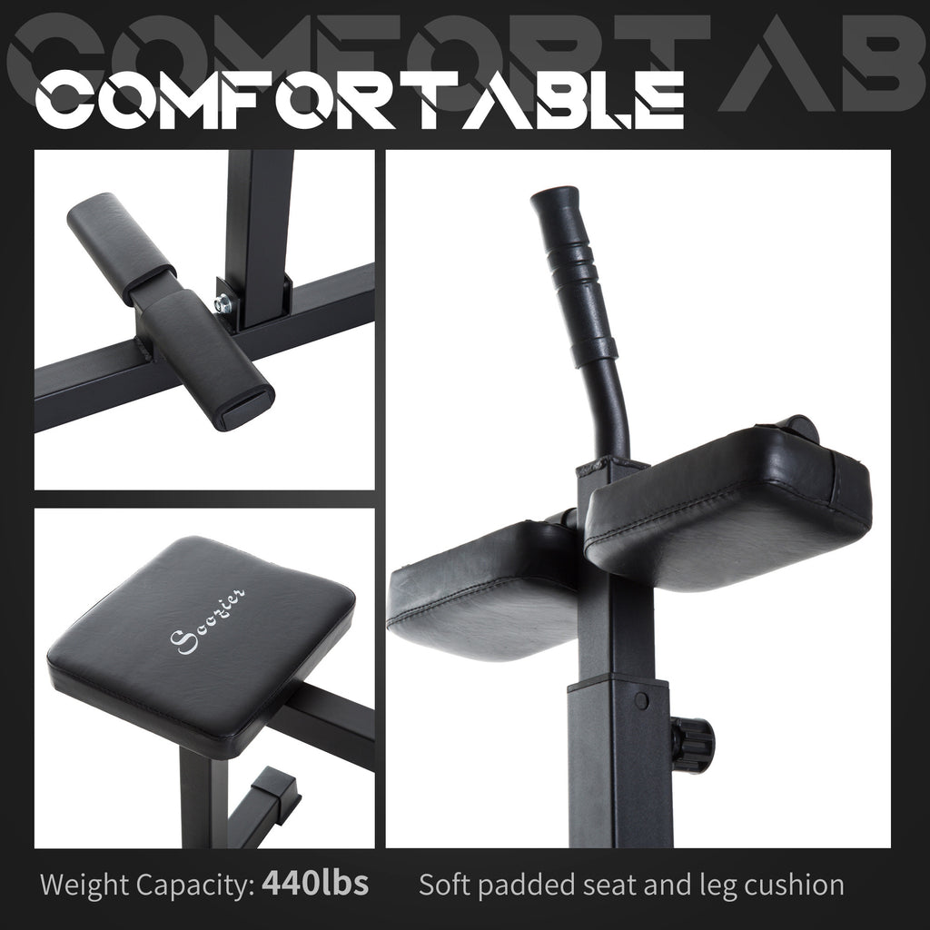 Steel Seated Calf Raise Machine Adjustable Leg Press Strength Training Gym Black